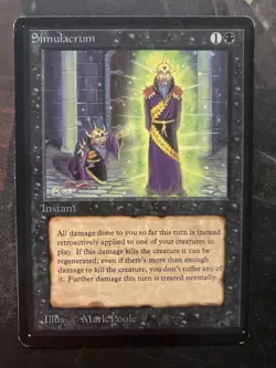 *** BETA Simulacrum *** EX-NM Clean! - DUTY FREE - MtG Magic - Image 1