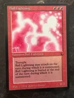 *** THE DARK Ball Lightning *** NM-Mint Beauty! - DUTY PAID - Magic MtG - Image 1