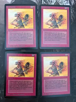 *** BETA Disintegrate x4 *** NM-Mint Beauty! - Vintage MtG Magic - Image 1