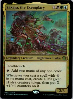 Zaxara, the Exemplary 20 Mythic Commander 2020 Magic: The Gathering Foil LP - Image 1
