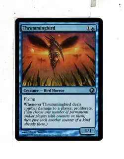 MTG SkeenAB Thrummingbird FOIL from Scars of Mirrodin. NM. - Image 1