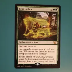 Bear Umbra Commander: Kamigawa: Neon Dynasty Regular - Image 1