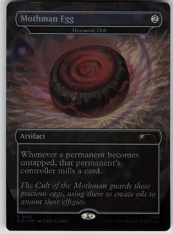 MTG Mothman Egg Mesmeric Orb Foil NM Secret Lair Drop Series Magic 2457 - Image 1