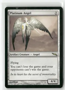 Magic: The Gathering Platinum Angel Angel Rare MTG NM - Image 1