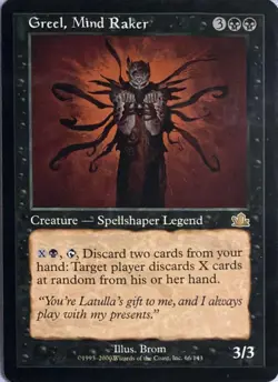 Greel, Mind Raker 66 Rare Prophecy Magic: The Gathering NM/M - Image 1