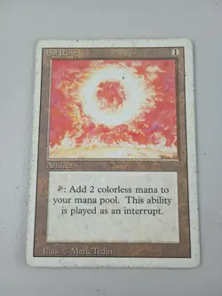 MTG Revised Sol Ring 3rd Edition Magic The Gathering Played-Hp - Image 1