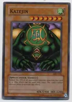 Kazejin - MRD-026 - Super Rare - 1st Edition DMG Yugioh Metal Raiders - MRD - Image 1