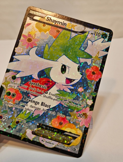 Shaymin EX RC21/RC25 Full Art Ultra Rare Legendary Treasures Pokemon 1460 - Image 4