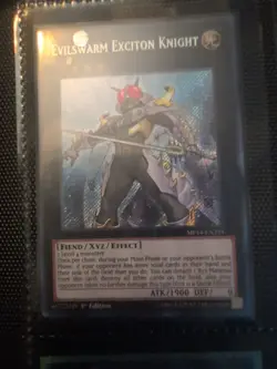 Yugioh Evilswarm Exciton Knight Secret Rare MP14-EN224 NM - Image 1