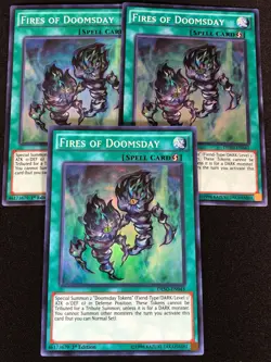 Yugioh Fires of Doomsday DESO-EN043 1st Super x3 (NM) - Image 1