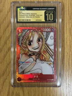 Nami ST01-007 CGC 10 Pristine 2023 Film Red One Piece Japanese - Image 1