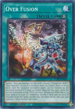 Over Fusion - POTE-EN054 - Common - 1st Edition NM Yugioh Power of the Elements - Image 1