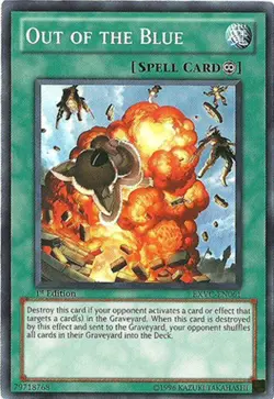 Out of the Blue - EXVC-EN061 - Common - Unlimited Edition LP Yugioh Extreme Vict - Image 1