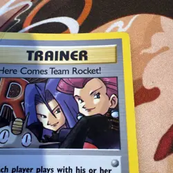 Pokemon TCG Team Rocket Holo Rare Card 15/82 Here Comes Team Rocket - Image 2