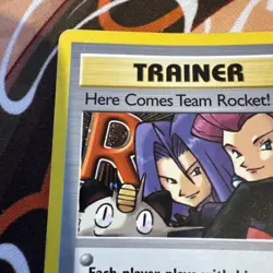 Pokemon TCG Team Rocket Holo Rare Card 15/82 Here Comes Team Rocket - Image 5