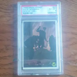 Greenway 1966 Green Hornet Kato Springing Into Action #27 PSA Non-Sport Card - Image 1