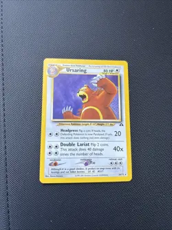 Pokemon Tcg Ursaring 34/75 Neo Discovery Non-Holo Rare LP - Image 1