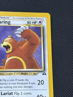 Pokemon Tcg Ursaring 34/75 Neo Discovery Non-Holo Rare LP - Image 3