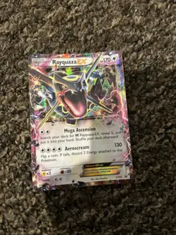 Pokemon TCG Raquaza Ex Xy69 Black Star Promo Card - Image 1