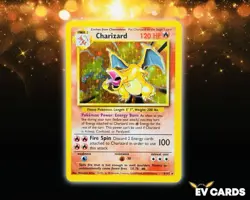 Pokemon TCG - Charizard 4/102 Base Set Holo Rare Vintage WOTC Card 1999 - Image 1
