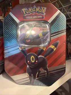 Pokemon V Heroes Tin UMBREON V - Factory Sealed With Full Wrap. ES Inside - Image 1