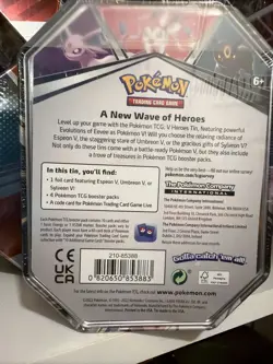 Pokemon V Heroes Tin UMBREON V - Factory Sealed With Full Wrap. ES Inside - Image 2