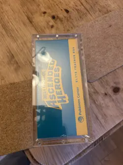 Pokemon Ascended Heroes Pokemon Center ETB - Sealed In Acrylic Case Grail Guard - Image 5