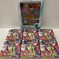 🌸Pokemon Card Game Munikis Zero 6 Boxes with Shrink Wrap Mega Elraid ex🌸JAPAN - Image 1