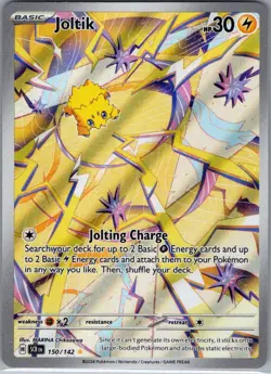 Joltik - 150/142 SV07: Stellar Crown - Pokemon Card - NM - Image 1