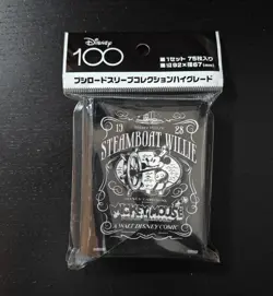 Steamboat Willie Disney 100 Bushiroad Card Sleeves Vol. 3872 Lightly Used - Image 1