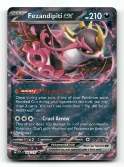 Fezandipiti ex 142/217 - ME: Ascended Heroes - Pokemon Card NM/M - Image 1