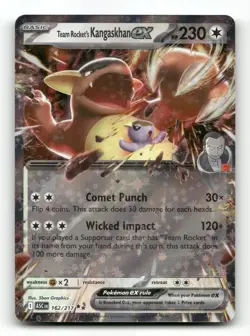 Team Rocket's Kangaskhan ex 162/217 - ME: Ascended Heroes - Pokemon Card NM/M - Image 1