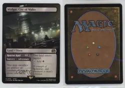 Midgar City of Mako (Borderless) Foil Magic: Final Fantasy FIN #0313 - Image 3
