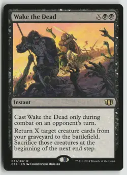 Wake the Dead Lightly Played 31 Commander 2014 Magic: The Gathering - Image 1
