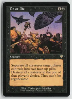 Do or Die Lightly Played 102 Invasion Magic: The Gathering - Image 1