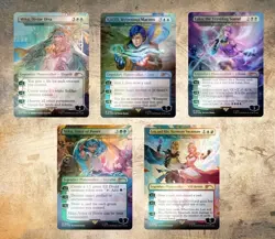 MTG Secret Lair X Hatsune Miku Electric Entourage ENGLISH Rainbow Foil SEALED - Image 1