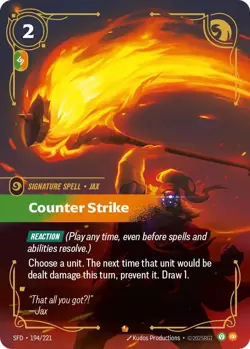 Counter Strike [SFD - 194/221] - NM [Foil] TCG Riftbound - Image 1