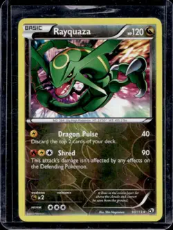 2013 Pokemon Black & White Legendary Treasures Rayquaza Reverse Holo #93 - Image 1