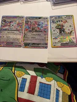 Pokemon Surging Sparks Lot Of 3 Sylveon Ex /hydreigon Ex + Full Art Cyclizar Ex - Image 1