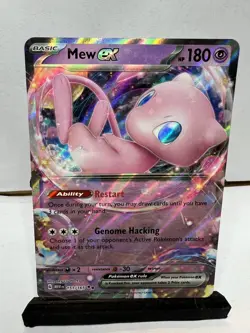 NM - Mew ex 151/165 Pokemon TCG Scarlet & Violet 151 Double Rare - Image 1