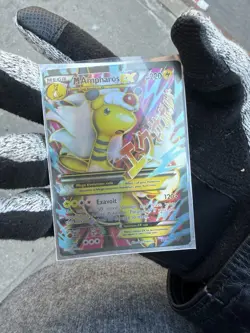 M Ampharos EX 88/98 Ancient Origins 2015 English Full Art Ultra Rare Holo - Image 4