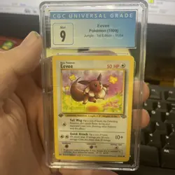 1999 Pokemon Jungle 1ST EDITION 🔥 EEVEE 🔥 #51 CGC 9 Mint Card c202 - Image 1