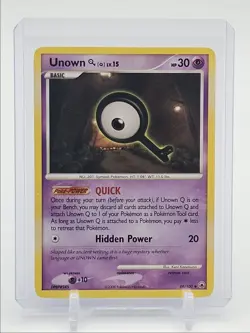 UNOWN LV.15 2008 POKEMON D & P MAJESTIC DAWN UNCOMMON 49/100 Q2167 - Image 1