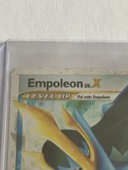 Pokemon Empoleon LV.X DP11 Diamond and Pearl Black Star Promo 2007 - Image 3
