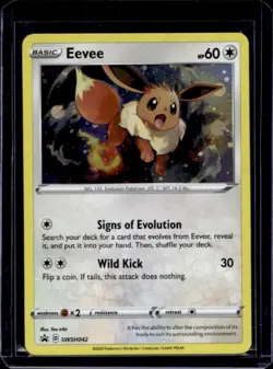 2019-2023 Pokemon SWSH Black Star Promos Eevee #SWSH042 - Image 1