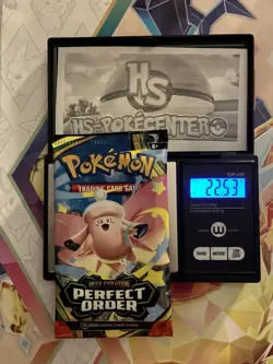 VERY HEAVY! 🔥22.53g Pokemon TCG Perfect Order Booster Pack Factory Sealed ✅ - Image 1