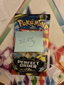 VERY HEAVY! 🔥22.53g Pokemon TCG Perfect Order Booster Pack Factory Sealed ✅ - Image 2