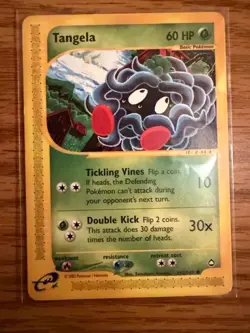 Tangela Common Aquapolis 112/147 Pokemon TCG MP - Image 1