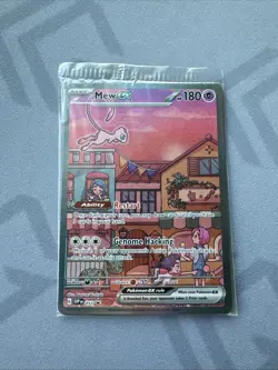 Mew ex SVP 053 Pokemon TCG Scarlet Violet 151 Black Star Promo Full Art SEALED - Image 2