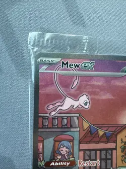 Mew ex SVP 053 Pokemon TCG Scarlet Violet 151 Black Star Promo Full Art SEALED - Image 5